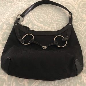 GUCCI HORSEBIT GG MONOGRAM HOBO BAG
